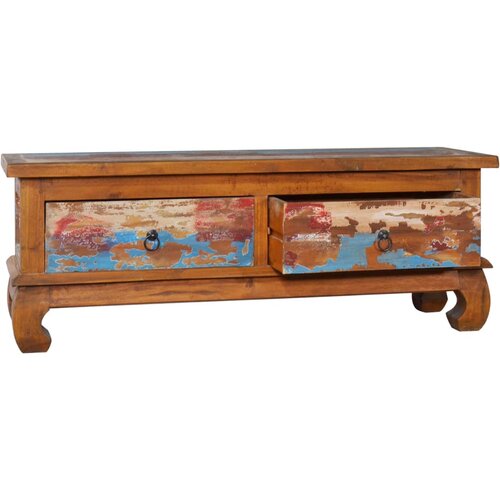Maison Chic TV omarica - TV stojalo - Televizijska omarica 110x35x40 cm predelana tikovina, (21701256) Cene