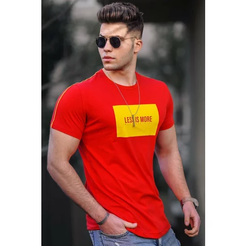Madmext Red Men's T-Shirt 4981