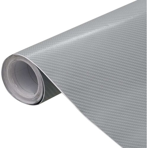 vidaXL Folija za avto 2 kosa 4D srebrna 100x150 cm + 50x150 cm Cene