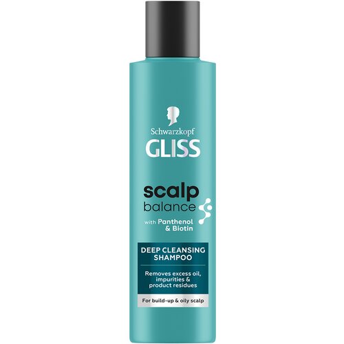 GLISS KUR Gliss Scalp Balance globinsko čistilni &amp;scaron;ampon za mastno lasi&amp;scaron;če 200 ml Slike