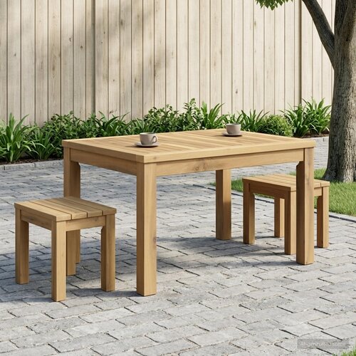  Stolić za kavu Bijela 50 x 68,5 x 36 cm Čvrsto drvo akacije Cijene