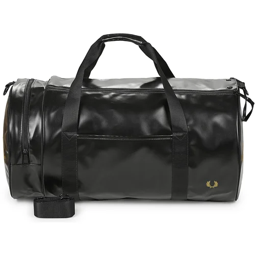 Fred Perry TONAL LARGE BARREL BAG Crna