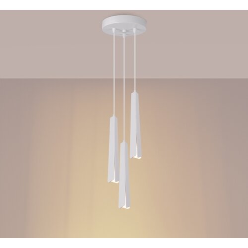Sollux Lighting Sollux SL.1398 - Luster na sajli PRYSM 3xG9/8W/230V bela Slike