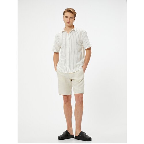 Koton Summer Shirt Short Sleeve Classic Collar Buttoned Slike