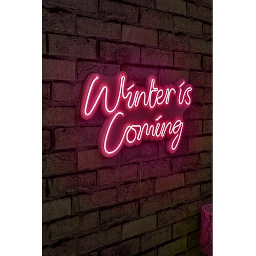 Wallity Dekorativna rasveta Winter is Coming Pink Slike