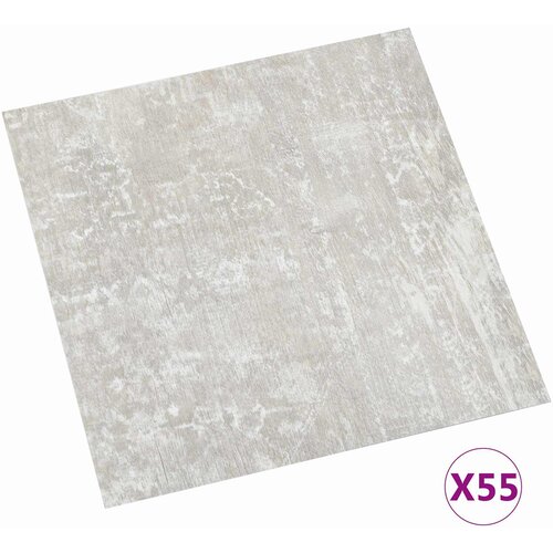  Podne daske 5,11 m&amp;sup2; 55 pcs PVC Bijela i drvo Slike
