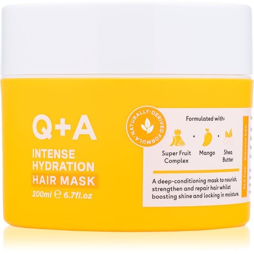 Q+A Intense Hydration intenzivna vlažilna maska za lase 200 ml Cene
