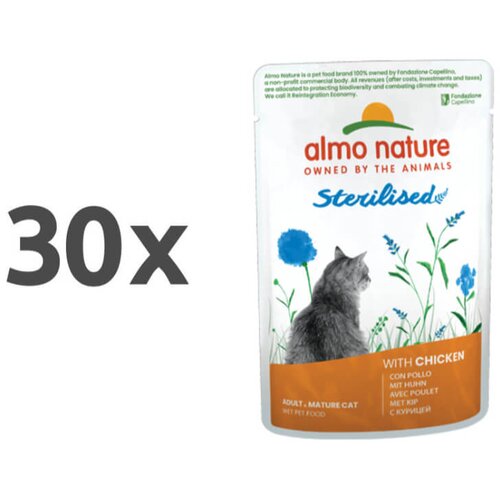 Almo Nature Holistic Sterilised - pi&amp;scaron;čanec - 70 g 30 x 70 g Slike