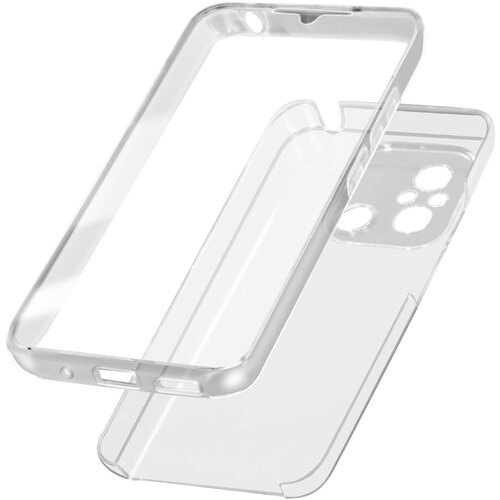 AVIZAR Hibridni ovitek za celotno telo Xiaomi Redmi 12C, odporen proti udarcem - prozoren, (20670459) Cene