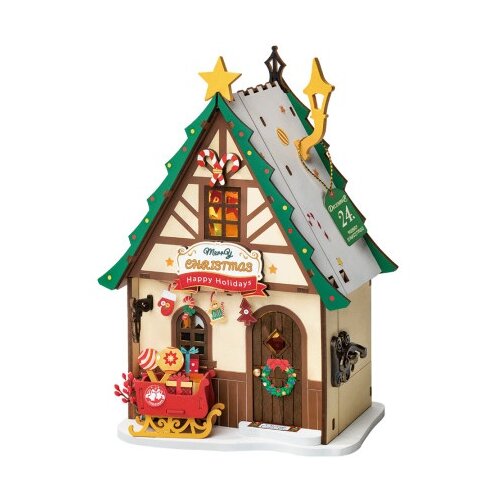 Robotime Twinkling Christmas House ( 065934 ) Cene