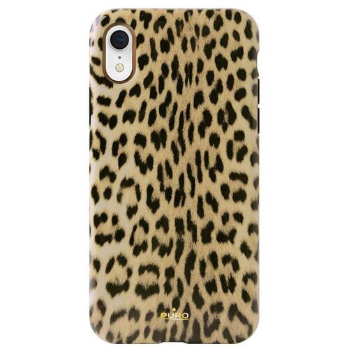 Puro Ovitek za Apple iPhone XR serije Glam Leopard, eleganten in odporen, Bež, (5000190556) Slike