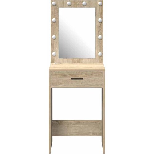  Toaletni stol Sonoma hrast 50 x 41 x 135 cm Konstruirano drvo Slike