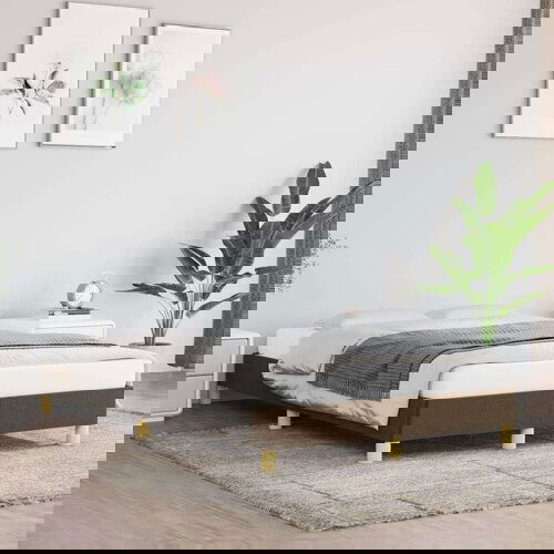  Za krevet tamnosmeđi 120x200 cm od tkanine Cijene