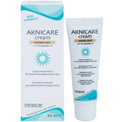 Synchroline Aknicare krema protiv akni kod seboroičnog dermatitisa nijansa Clair 50 ml