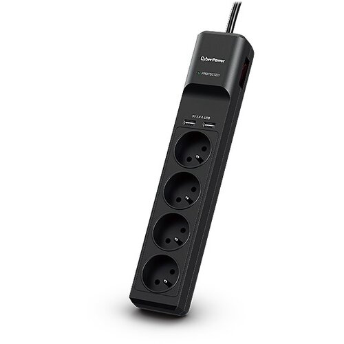 Cyberpower Tracer III P0420SUD0-FR surge protector Black 4 AC outlet(s) 200 - 250 V 1.8 m Cijene