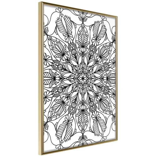  Poster - Colour Your Own Mandala I 40x60