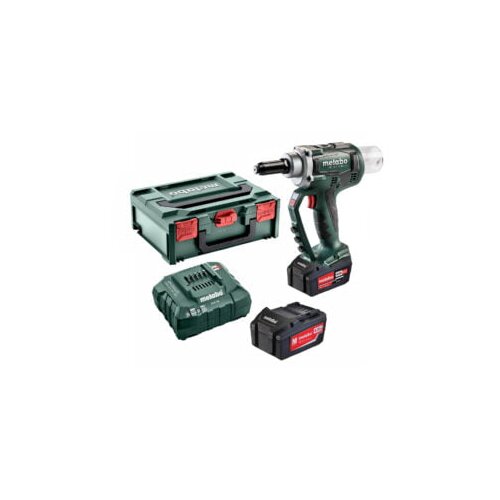 Metabo aku pi&amp;scaron;tolj za pop nitne NP 18 LTX BL 5.0 / 2xAKU (4,0 Ah LiHD) ASC 55 &amp;ndash; 619002800 Slike