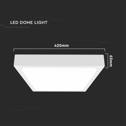  LED plafonsko svetlo za kupatilo LED/30W/230V 6500K IP44 42x42 cm belo Slike