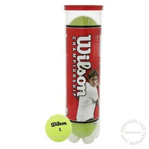 Wilson loptice za tenis CHAMPIONSHIP (4 kom) - T1110E Slike