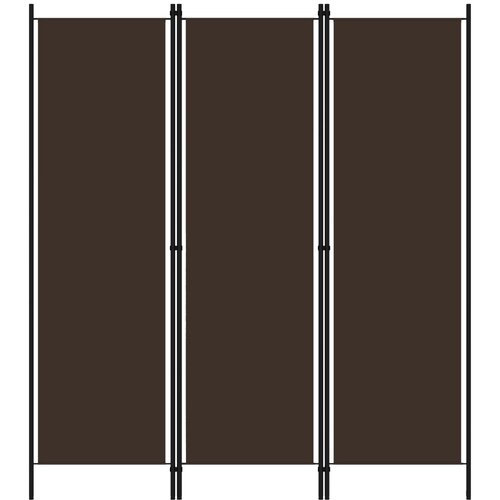 VidaXL Paravan 3-delni rjav 150x180 cm Slike