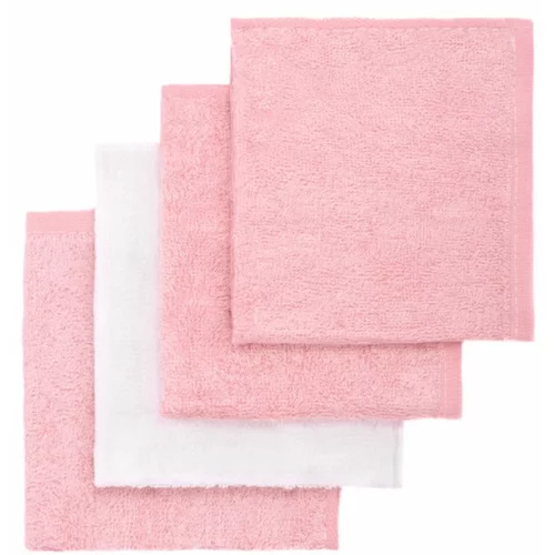 T-TOMI BIO Bamboo Baby Washcloths krpa za umivanje Pink 25 x 25 cm 4 kos