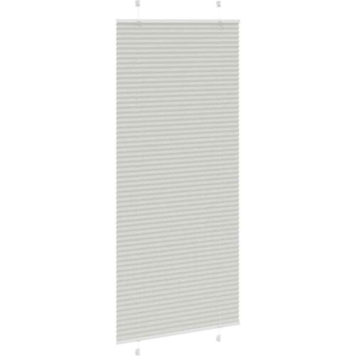 VidaXL Plisirana roleta svijetlosiva 90x200 cm &amp;scaron;irina tkanine 89,4 cm Slike