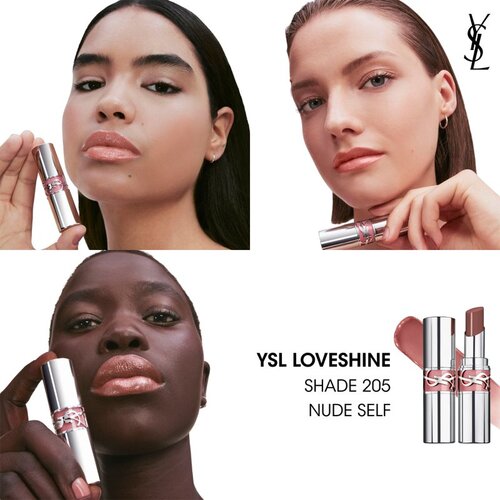 Yves Saint Laurent Loveshine Lip Oil Stick vlažilna sijoča &amp;scaron;minka za ženske 205 Nude Self 3,2 g Slike
