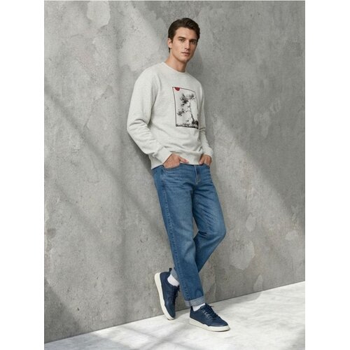 Sinsay Crewneck dukserica s printom comfort Cijene
