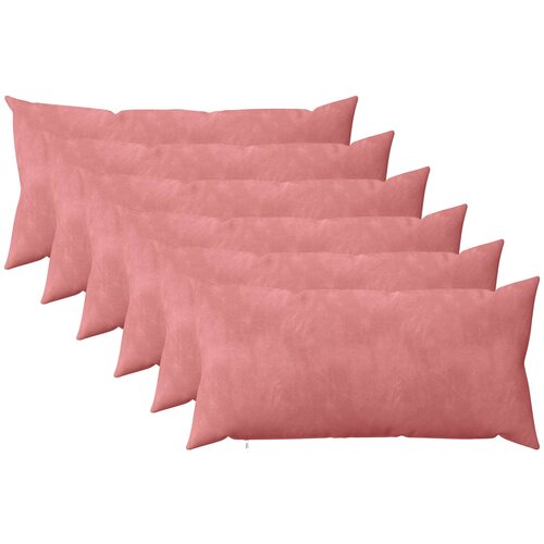  Presvlaka za jastuk 6 pcs HEERLEN Ružičasta 40 x 70 cm Baršun Cene