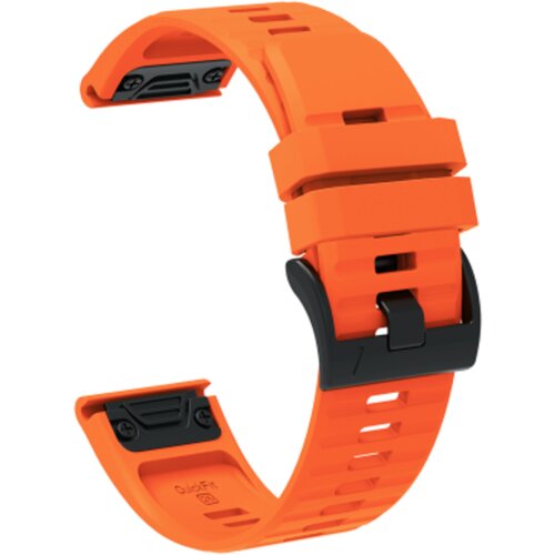 Chameleon Silikonski pašček za Garmin ure 26mm, oranžen Cene