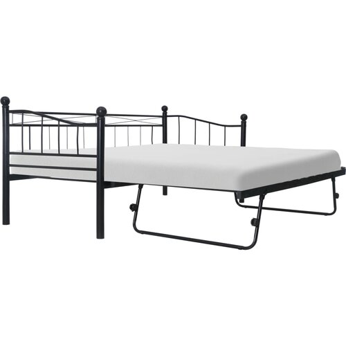Furnova Posteljni okvir črno jeklo 180x200/90x200 cm, (21937771) Slike