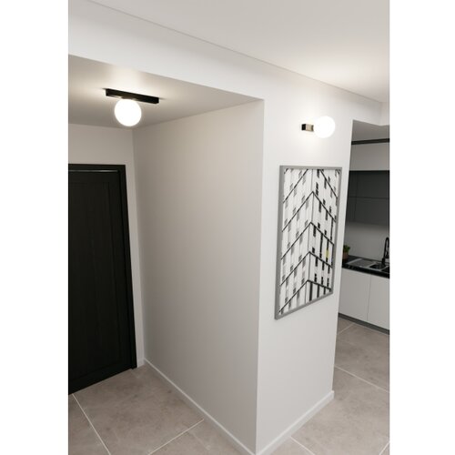  plafonska svetiljka fit 1xE14/10W/230V crna/bela Slike
