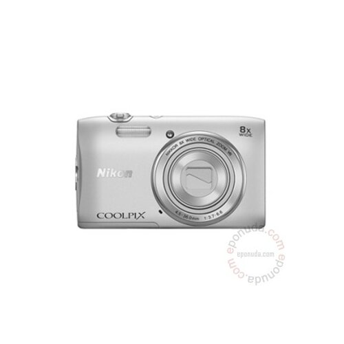 Nikon Coolpix S3600 Silver digitalni fotoaparat Slike