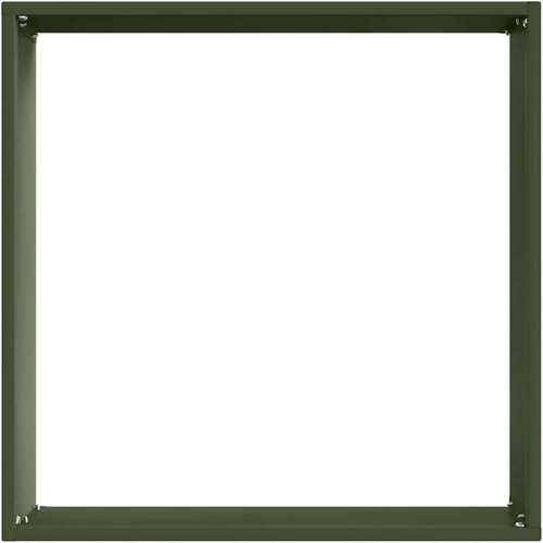  Ograda oko Travnjaka Maslinasto zelena 40 x 40 x 13 cm Čelik Slike