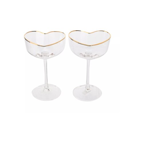 Widdop & Co. Amore - Ča&scaron;e set 2 - Amore, Heart Shaped, Martini Cene