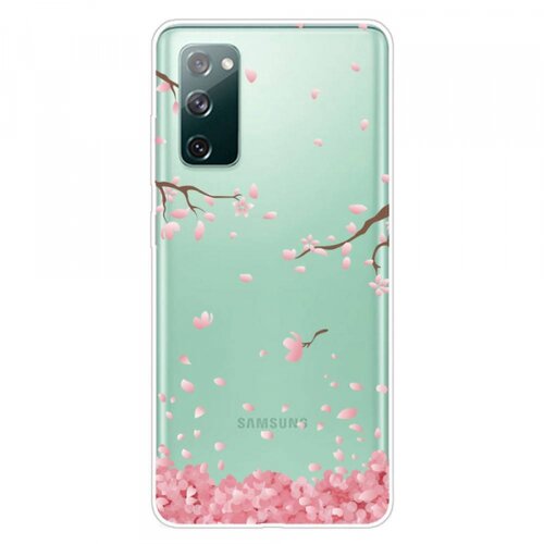  Silikonski ovitek češnja za Samsung Galaxy S20 FE G870 - prozoren Cene