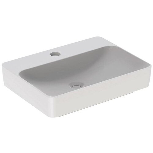 Geberit lavabo nadgradni na ravnu ploču pravougaoni 600X450 nema preliv slavina na lavabou 500.781.01.2 Slike