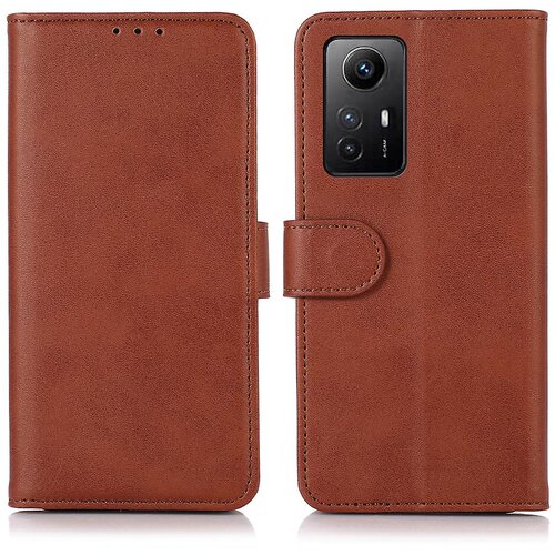 INORCO Za Xiaomi Redmi Note 12S 4G PU usnjena denarnica, stojalo za telefon, etui s teksturo kravje kože, magnetni ovitek, (22035303) Cene