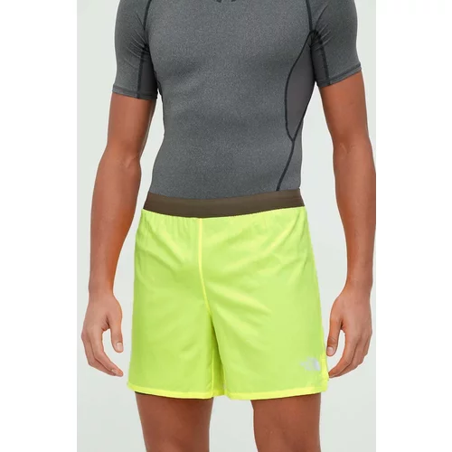 The North Face Kratke hlače za vadbo moški, zelena barva