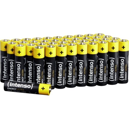 Intenso Alkalna baterija, AAA LR03/40, 1,5 V, blister 40 kosov - AAA LR03 40pcs Slike