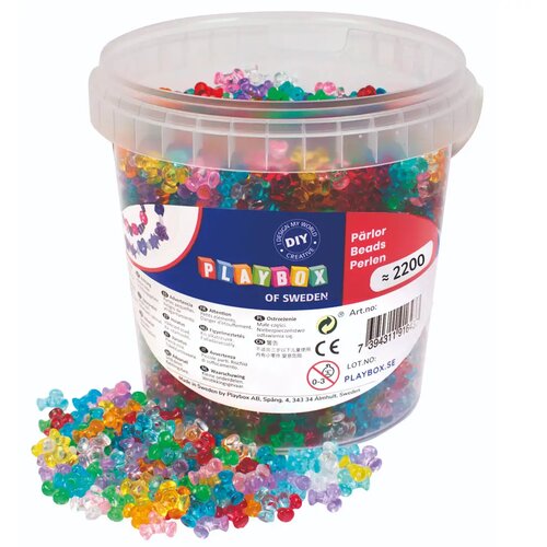 Playbox barvnih in prozornih plastičnih kroglic, 2200 kosov Cene