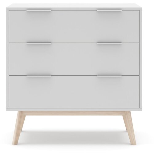 Marckeric Bijela niska komoda 80x83 cm Campus - Slike