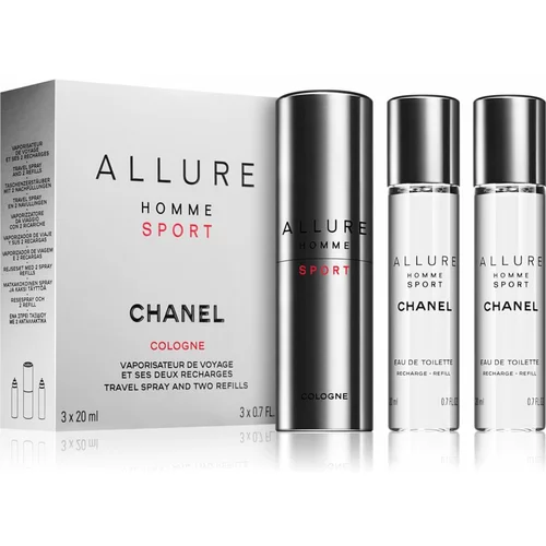 Chanel allure Homme Sport Cologne kolonjska voda "okreni i poprskaj" 3x20 ml za muškarce