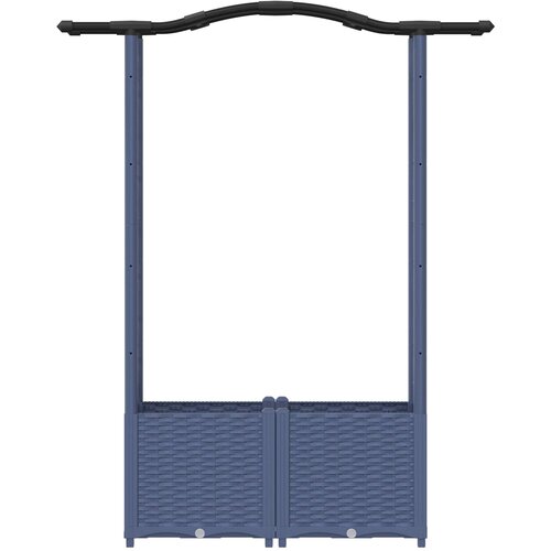  Povi&amp;scaron;eni krevet s mrežom i krovom Sivi 125 x 40 x 138 cm PP Slike