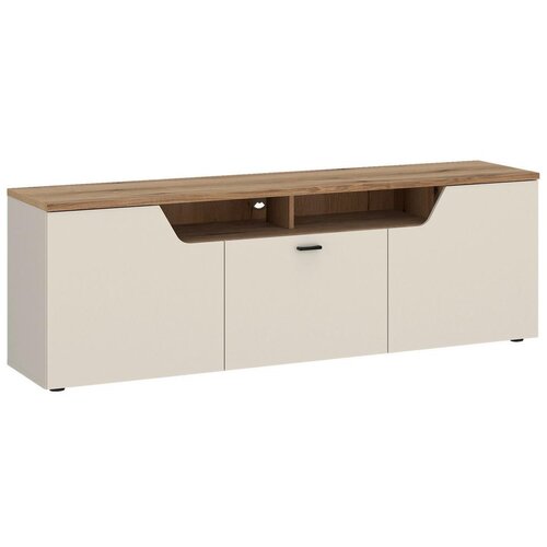 Premium Living Tv-element Cut Out, Ka&amp;scaron;mir/hrast Slike