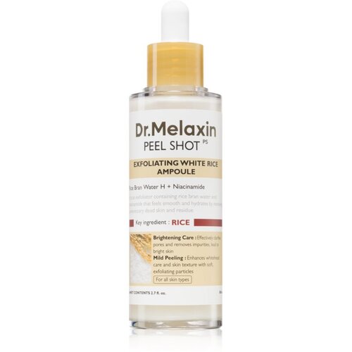 Dr. Melaxin Peel Shot Exfoliating White Rice Ampoule 80ml Slike