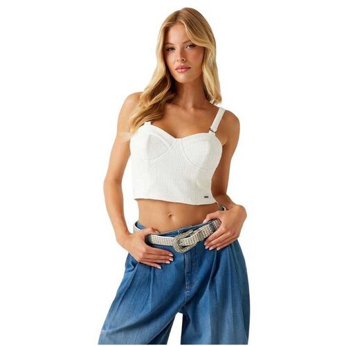 Guess ženski crop top GW5YP07 KCXO2 F0FD Slike