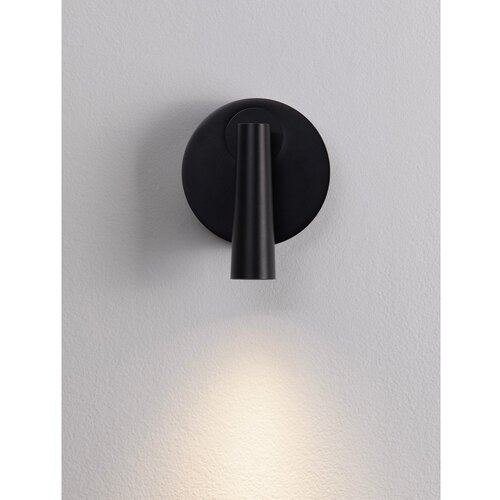 Nova Luce Mat črno aluminijasto LED točkovno svetilo z upogljivo konstrukcijo 7x10 cm Tico &amp;ndash; Slike