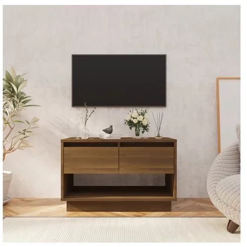  TV omarica rjavi hrast 70x41x44 cm iverna plošča
