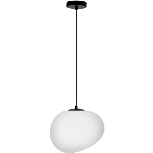 Candellux Lighting Crno-bijela viseća svjetiljka &amp;oslash; 30 cm Stones &amp;ndash; Slike